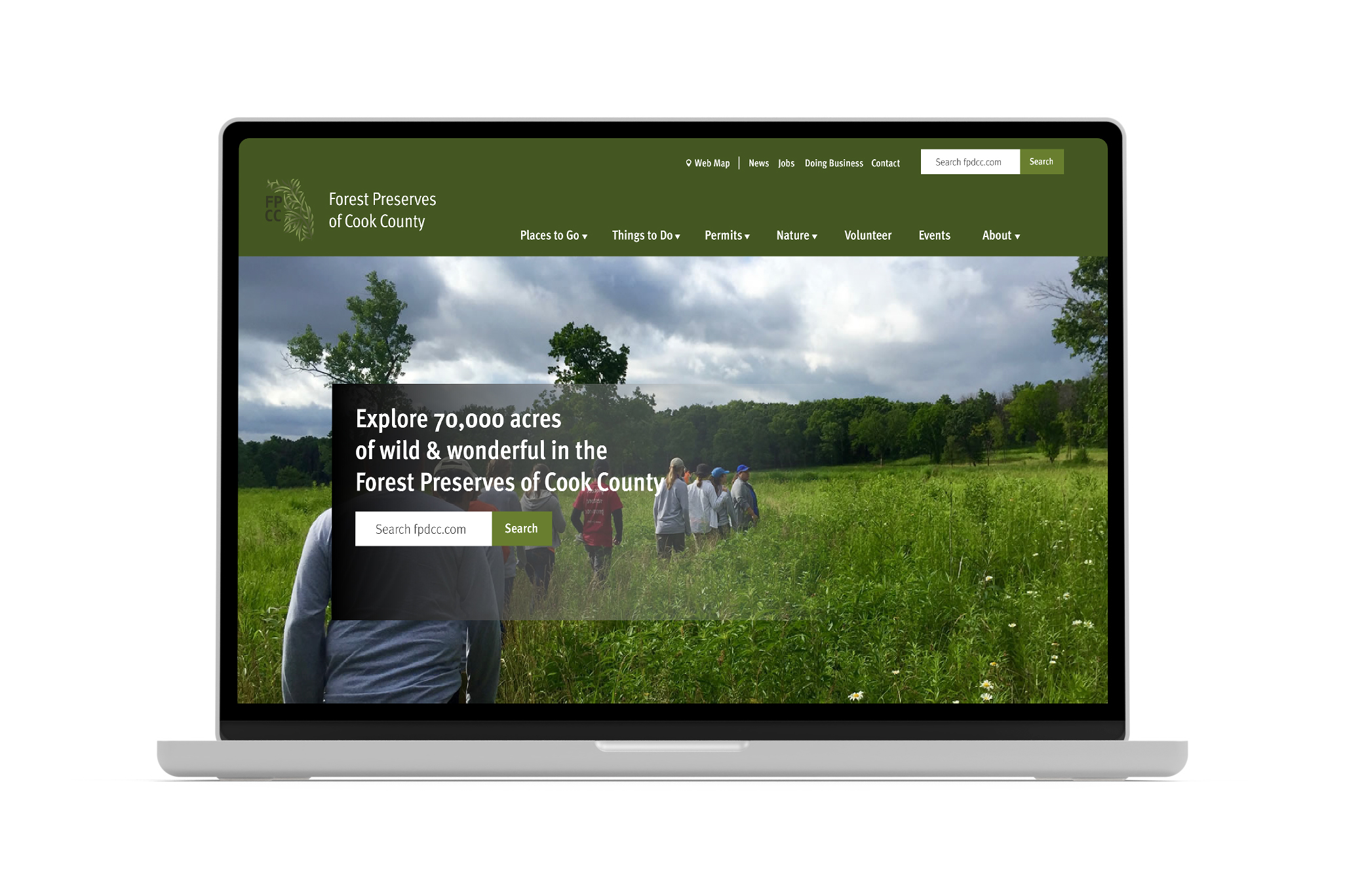Forest Preserves of Cook County mark